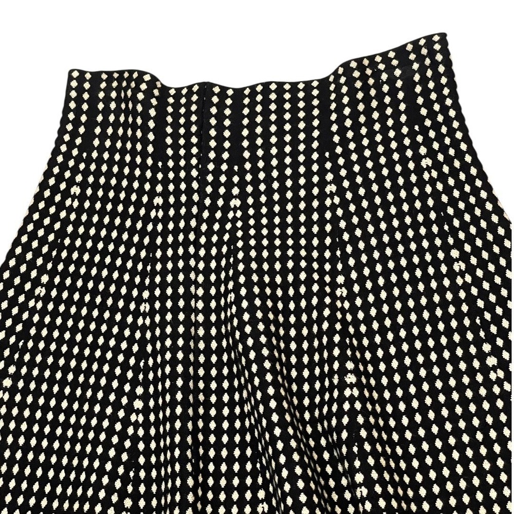Max Studio Knit Skirt Women M/L Black White Diamond Geometric 9708614 Excellent - Picture 8 of 11
